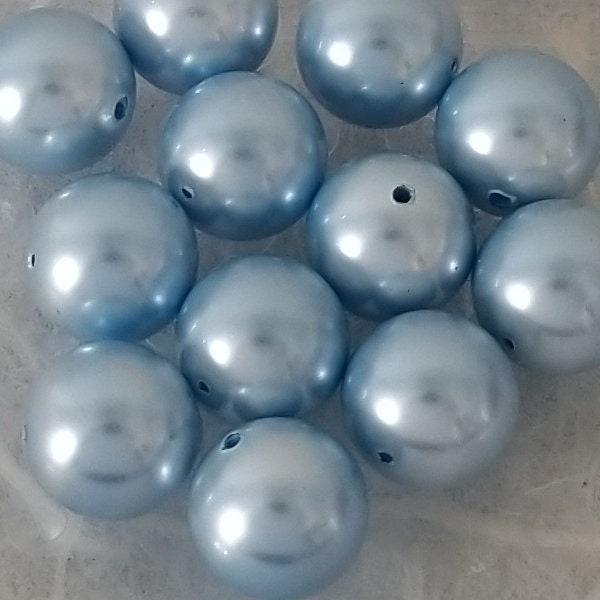 Light Blue Swarovski Crystal Pearls 4mm, 6mm, 8mm, 10mm, Twist/Curve, and Pear