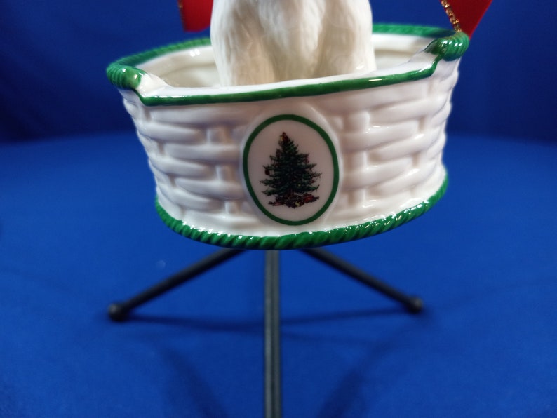 Spode Christmas Puppy Ornament - Thumbnail 2