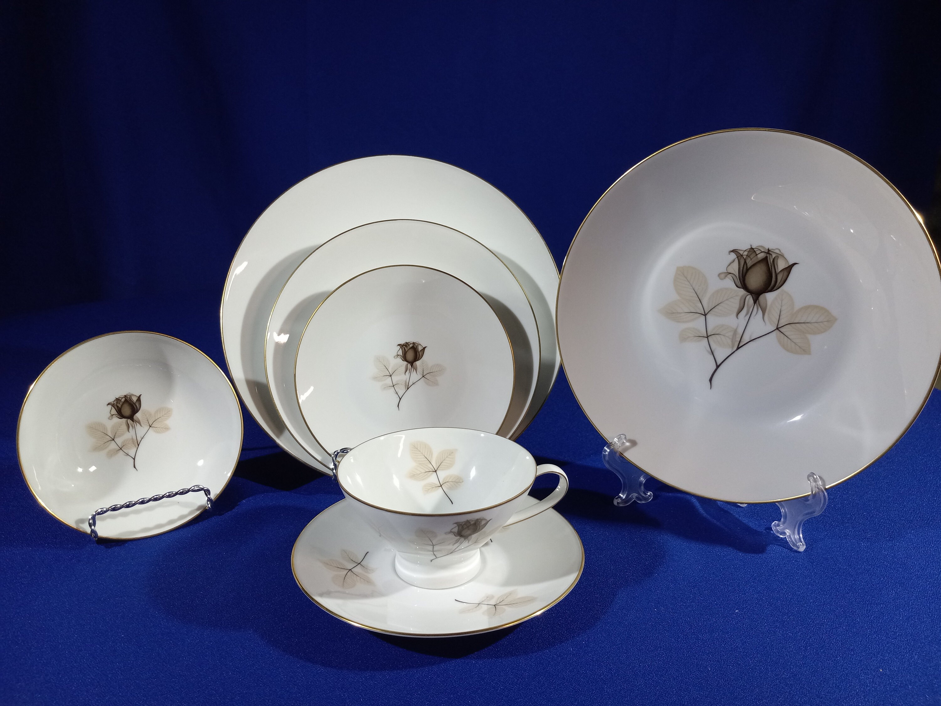 Rosenthal Shadow Rose Rosenthal Rose China Rosenthal Shadow Rose