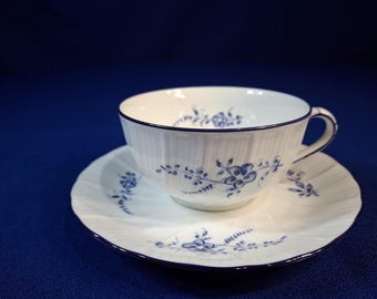 Flat Cup & Saucer Set Raphael by FAIENCERIE DE GIEN - Etsy