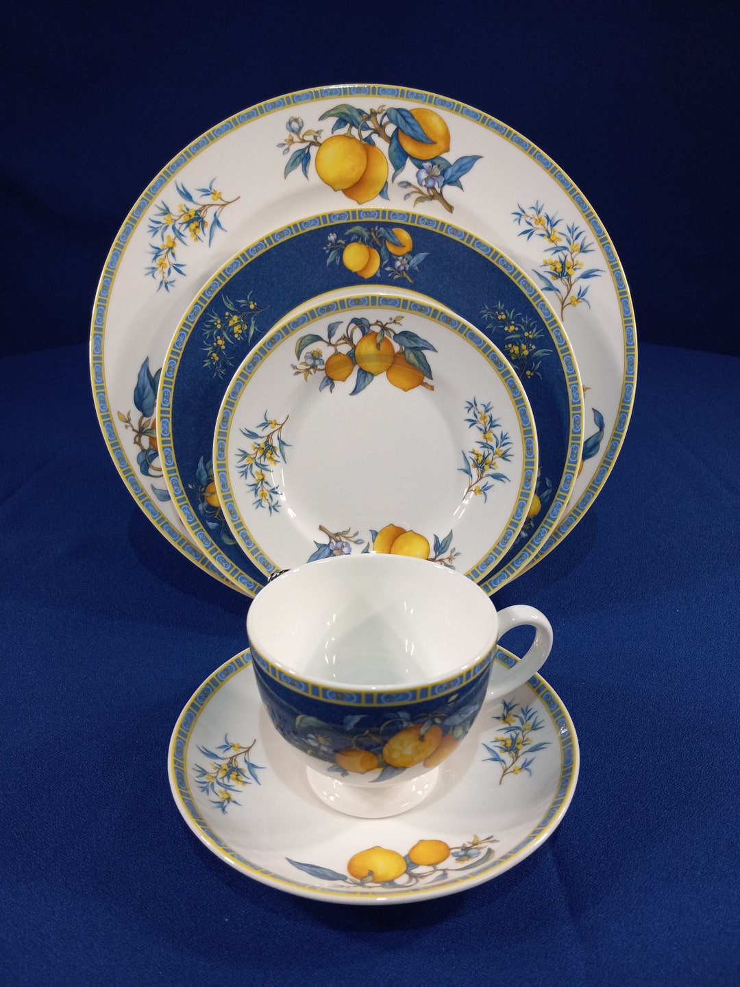2006 夏　LOTUS STYLE 海外マーケットリサーチ本(欧州中心) 20 Pcs (4x5 Piece Place Setting) Citrons by WEDGWOOD - Etsy