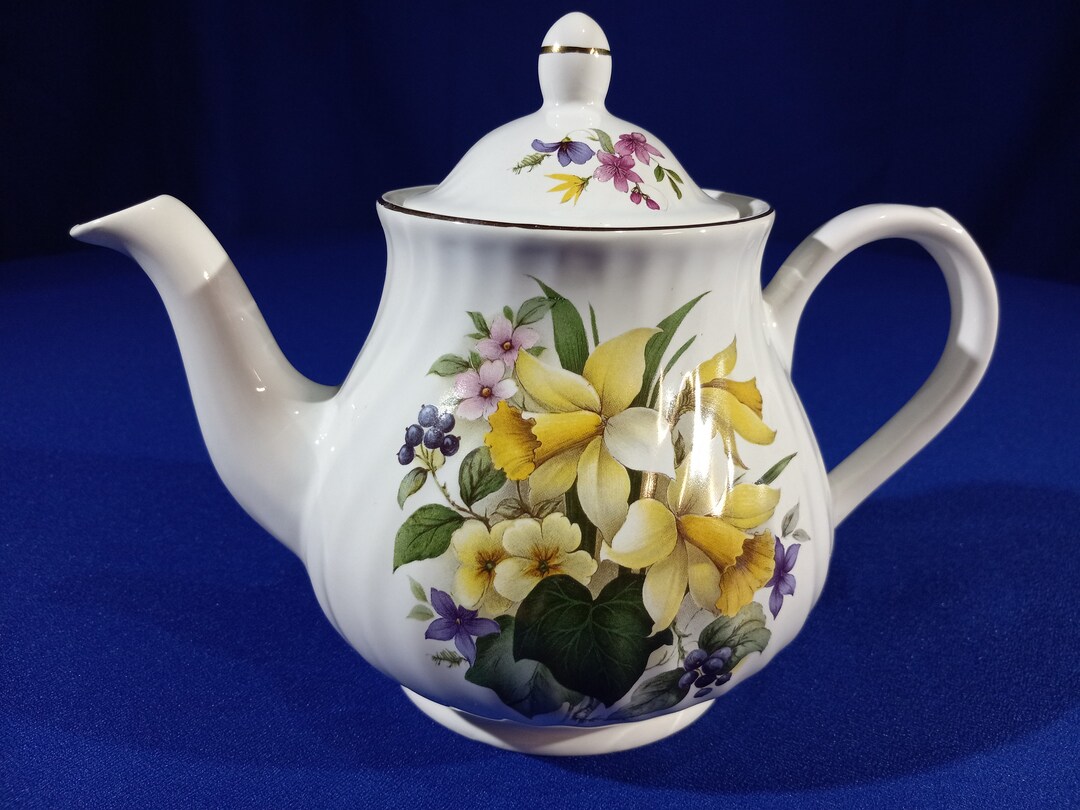 Arthur Wood & Son Staffordshire England Teapot 6410 Etsy