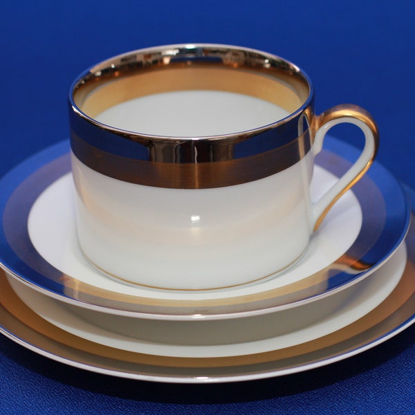 3 Pcs Tea Set  Platine D’Or by Fitz & Floyd