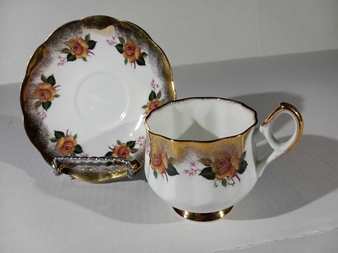 Elizabethan Tea Cup and Saucer Set Etsy