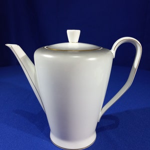 Coffee Pot & Lid Elegance (Gold Trim) by ROSENTHAL - CONTINENTAL