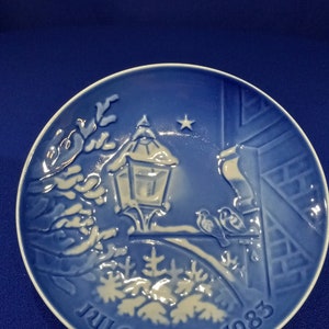Christmas In The Old Town - Boxed Annual Christmas Plate 1983 by BING & GRONDAHL