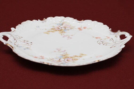 Rosenthal Monbijou Handled Round Cake Plate - Etsy