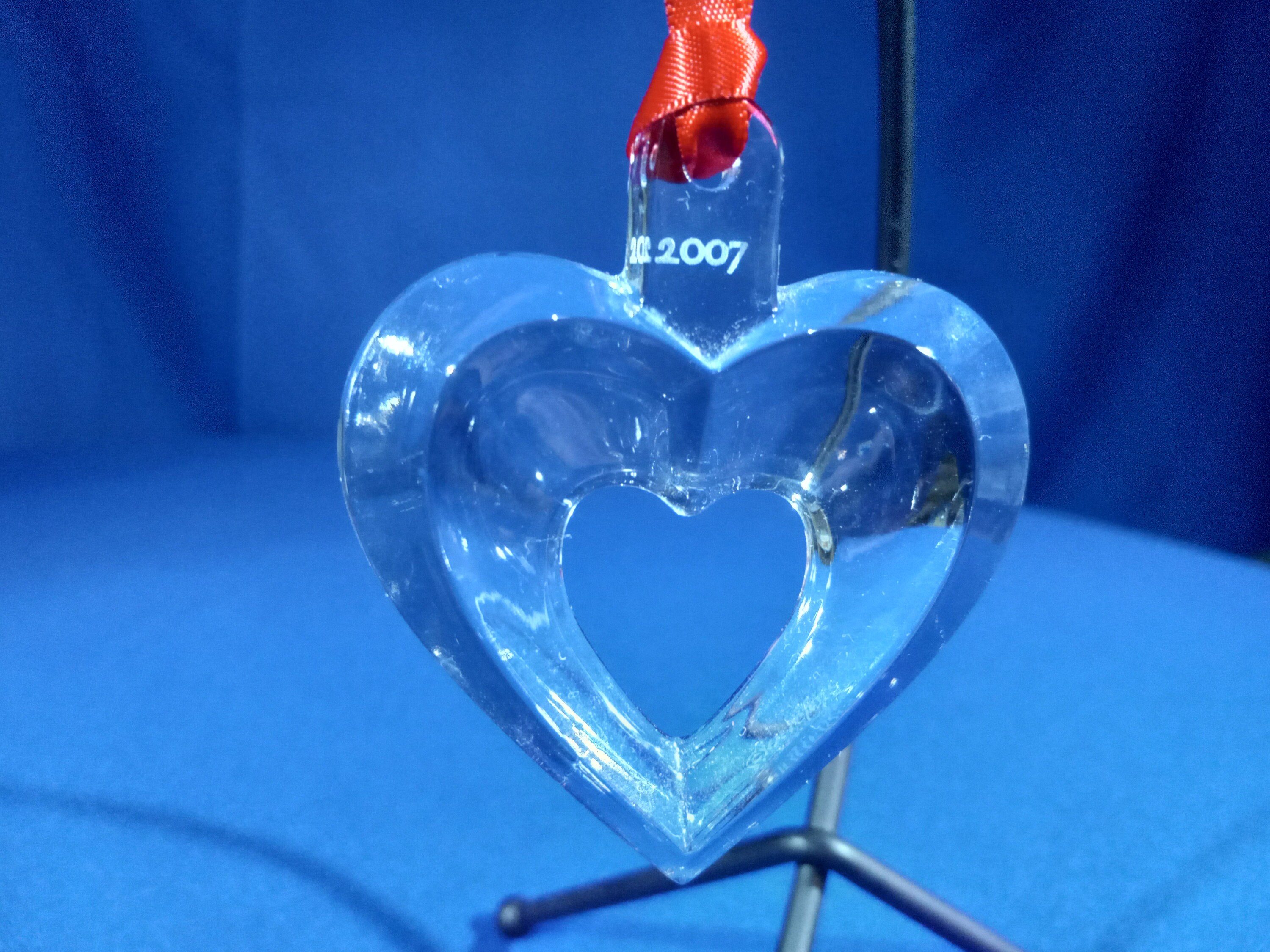 Orrefors Glass Heart - Etsy