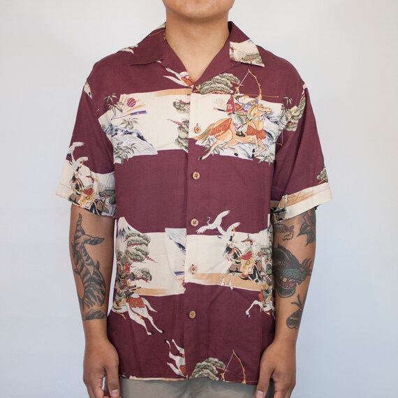 mens hawaiian dress shirts