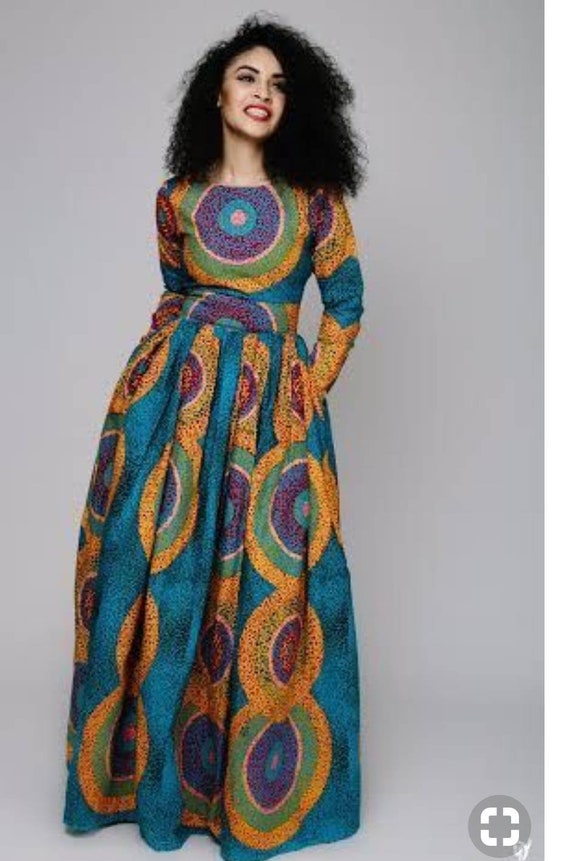 african print dinner dresses