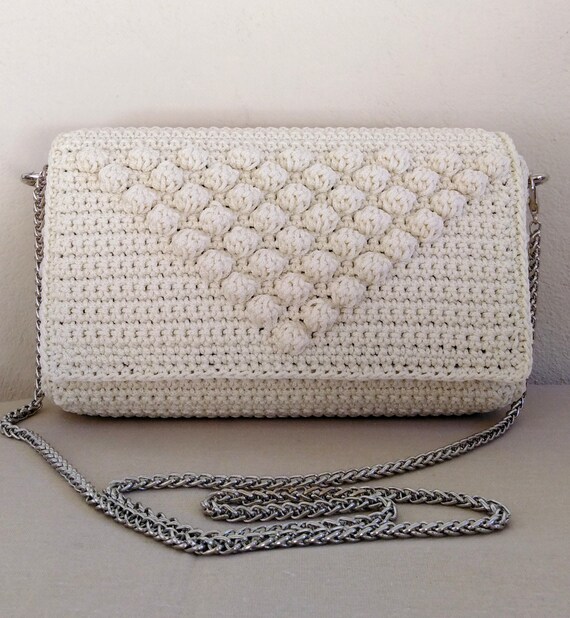 Handmade Crossbody Clutch Bag With Bubbles in Triangle Shape Etsy