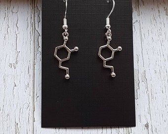 Dopamine Earrings (Sterling Silver Hooks)