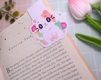 Ginger The Cat Magnetic Bookmark, Bookish Gift, Cat Lover Git, Bookish Accessory