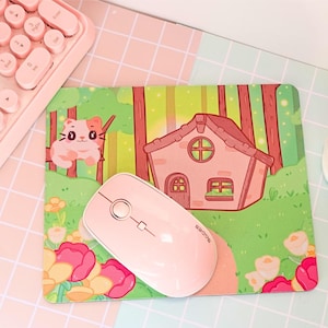 Spring Mousepad, cute desk accessory, kawaii desk accessory