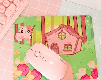 Spring Mousepad, cute desk accessory, kawaii desk accessory