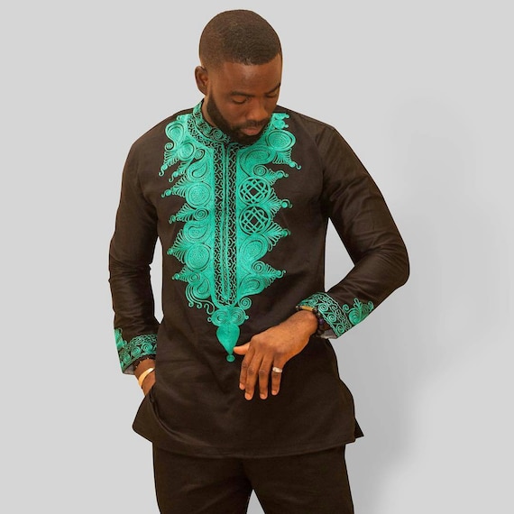 Wande African Men Shirt and a Matching Pant Set african Clothing