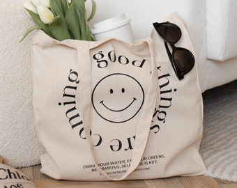 Baumwollbeutel 'Good things', Jutebeutel, Tasche