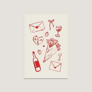 Postkarte 'Love', Karte für jeden Anlass, besondere Postkarten, Spruch Postkarten Freundin, Einzug, Valentinstag, Geburtstag