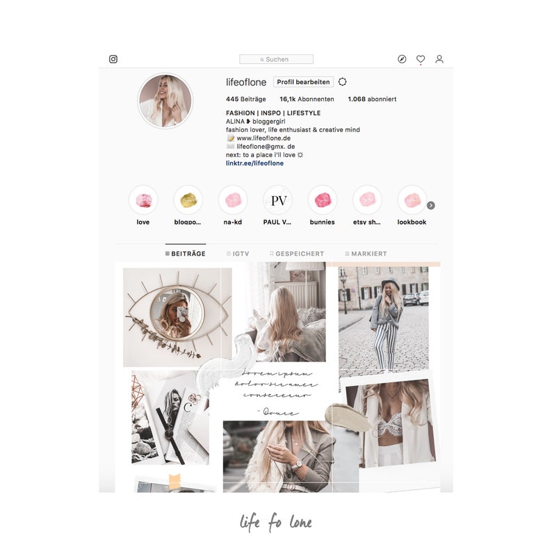 instagram feed collage
