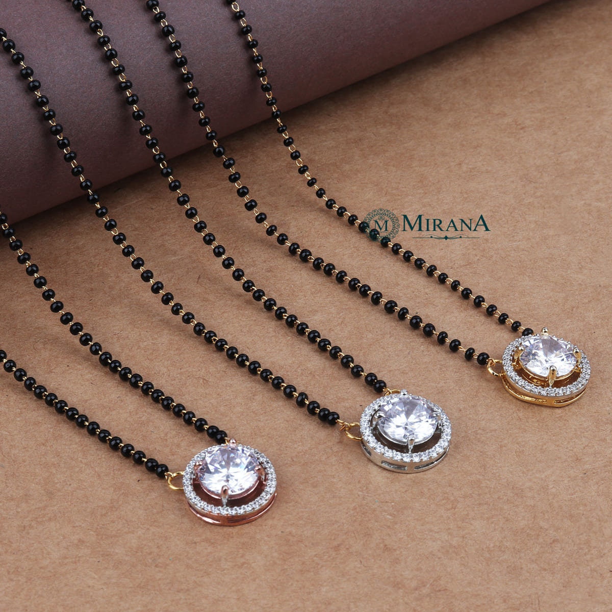 Solitaire diamond deals mangalsutra with price