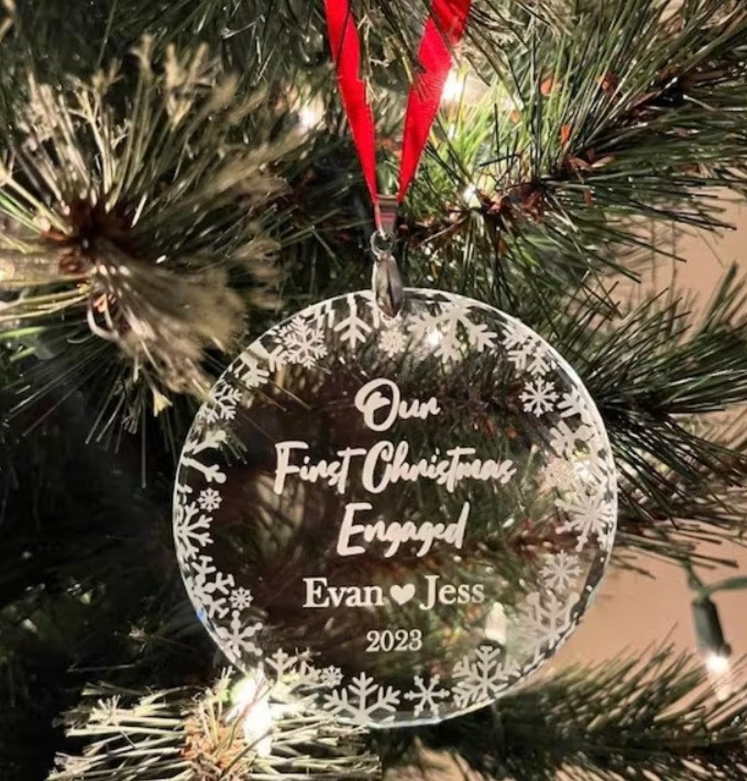Christmas Acrylic Ornament, Christmas Family Ornament, Holiday Gift - Etsy