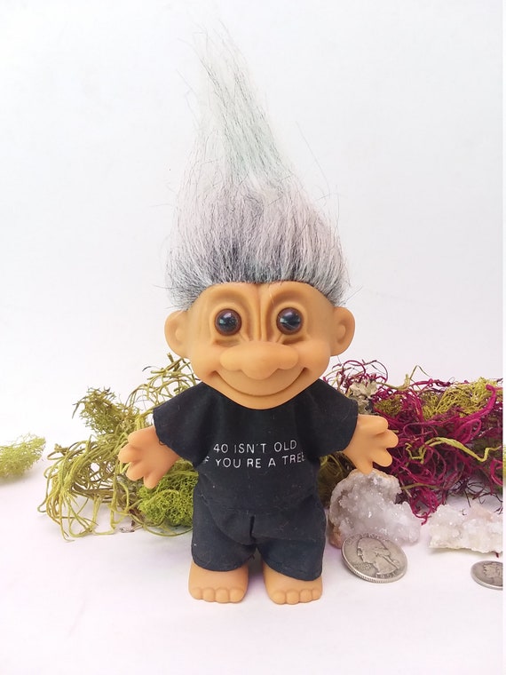 troll doll grey hair