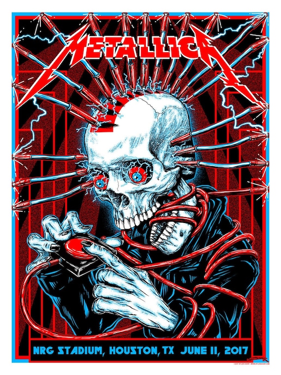 Metallica poster 11X17 Etsy