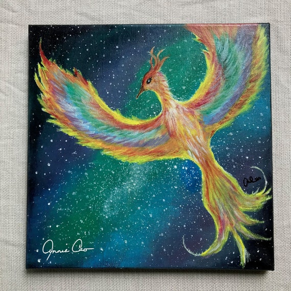 Phoenix Rising From The Ashes Etsy Canada