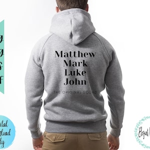 Matthew Mark Luke John Original Squad- faith, religious, svg, png, eps, dxf, cricut, silhouette, cut print digital file