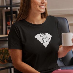 South Carolina Shirt, Bless Your Heart T Shirt, Myrtle Beach, Southern Charm, Hospitality, Funny Cute Witty SC Tee Shirt