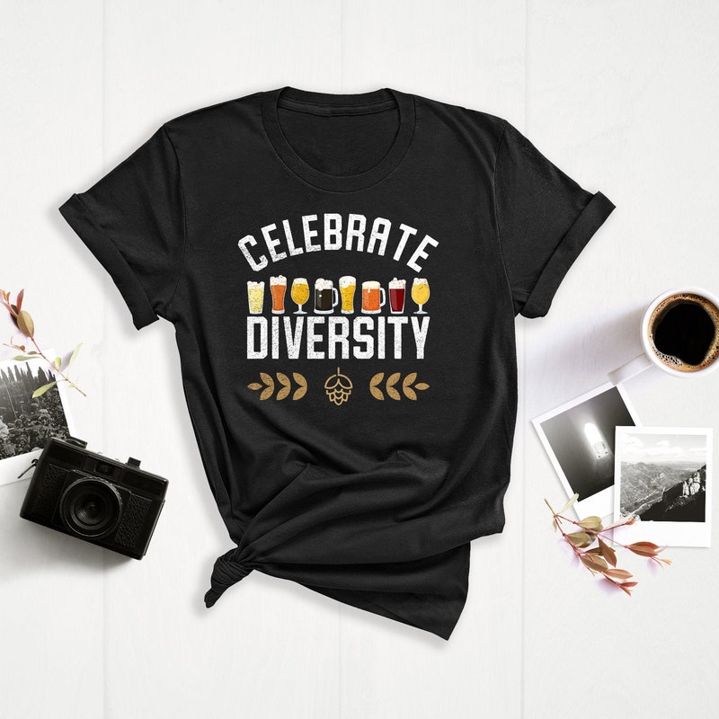 Diversity on Blue T-Shirt main image 1