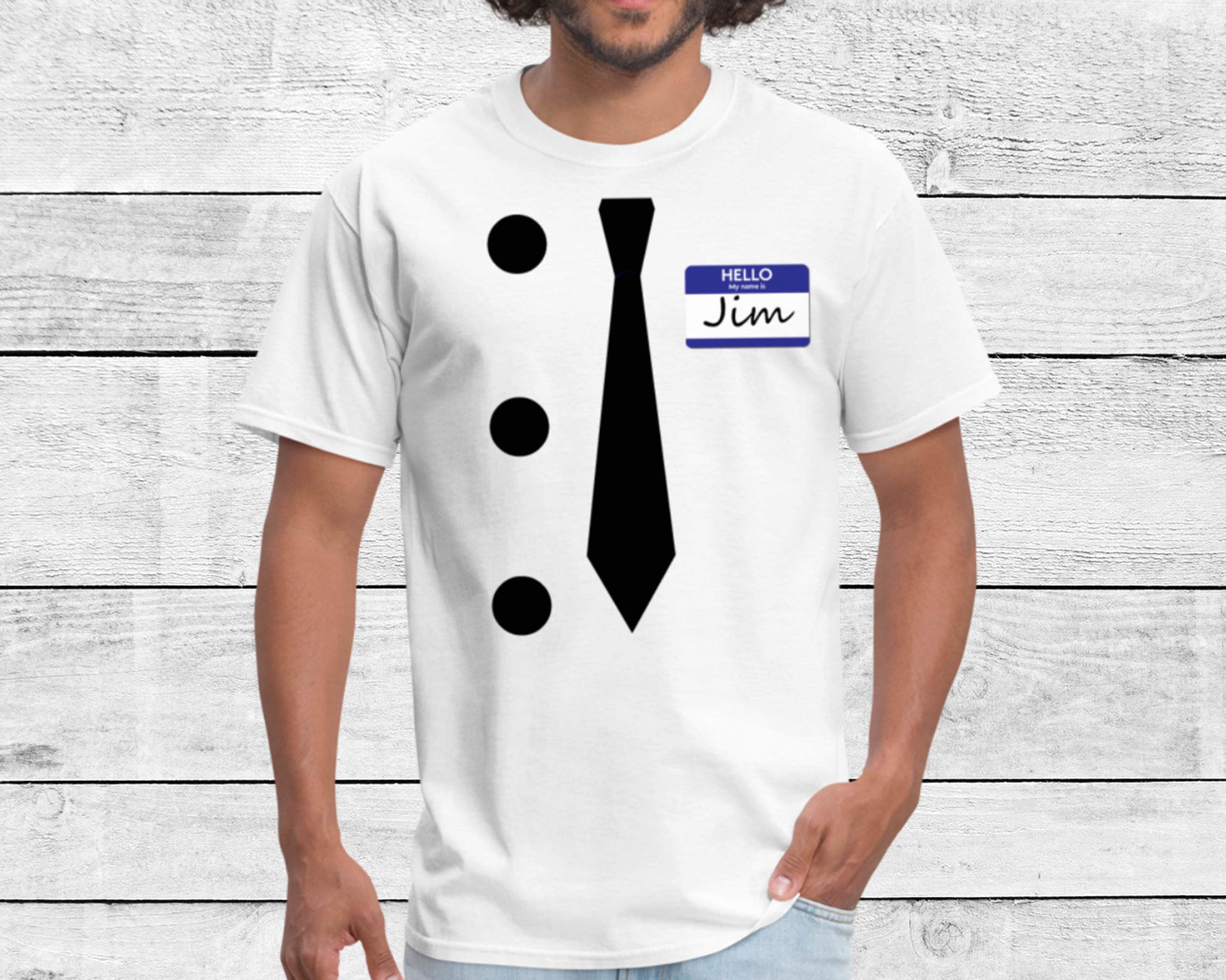 3-Hole Punch Jim Halloween Costume Spiral Notebook for Sale by  TossedSweetCorn