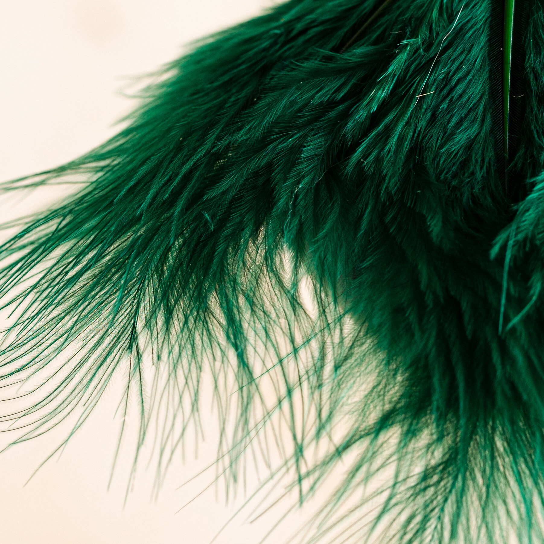 Emerald Green Feather Bauble - Etsy