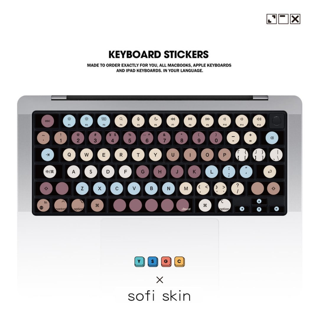 MacBook Keyboard Stickers MacBook Keyboard Skins MacBook Keyboard Decals MacBook Keyboard Cover