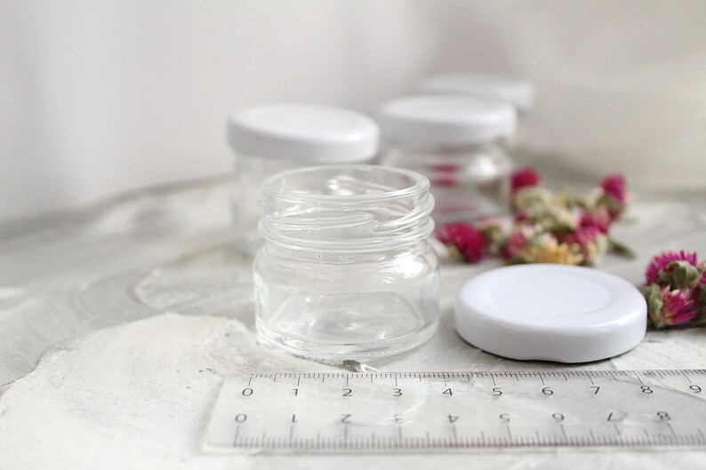 1 Oz 30ml Glass Jar Customizable Lid Free of BPA Etsy