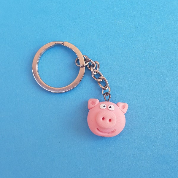 Porte-clés cochon rose - Cochon Kawaii - Cadeaux drôles - Cadeau meilleur ami - Cadeaux Bff - Cadeau Saint Valentin - Cadeau drôle pour lui