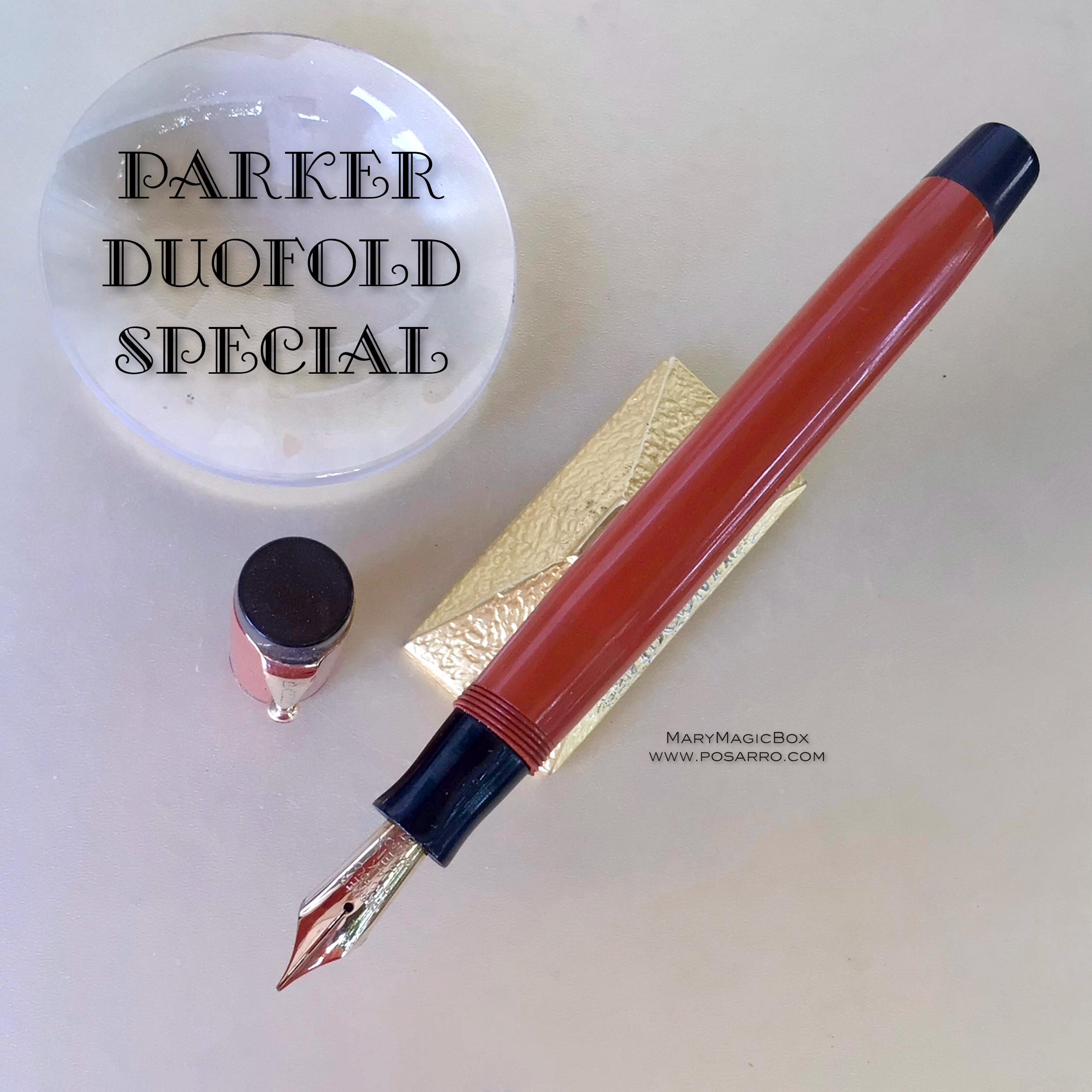 lucky curve duofold fountain pen