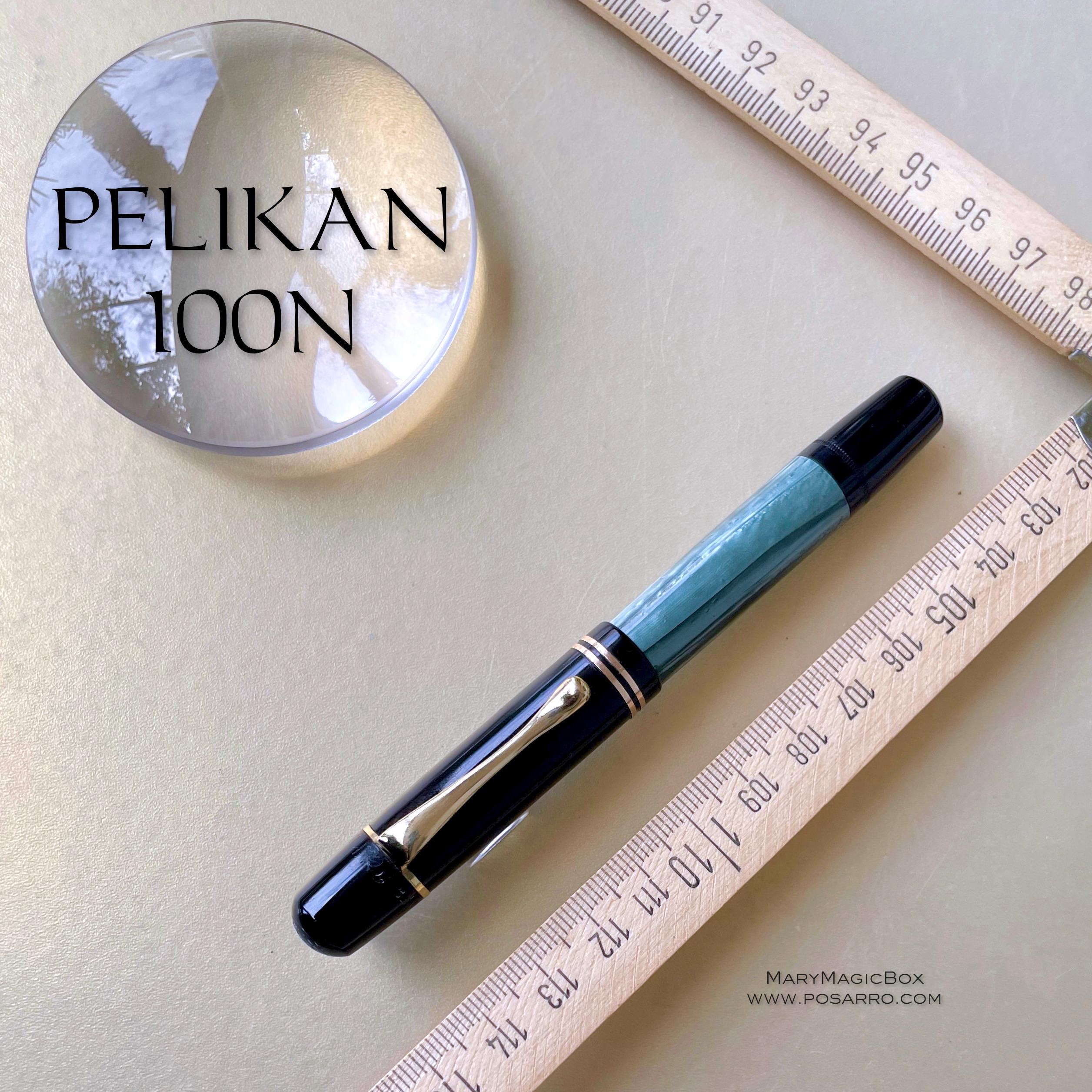 Pelikan　ペリカン　100N Pelikan's 100N Gray Marbled with Nickel Furniture - The