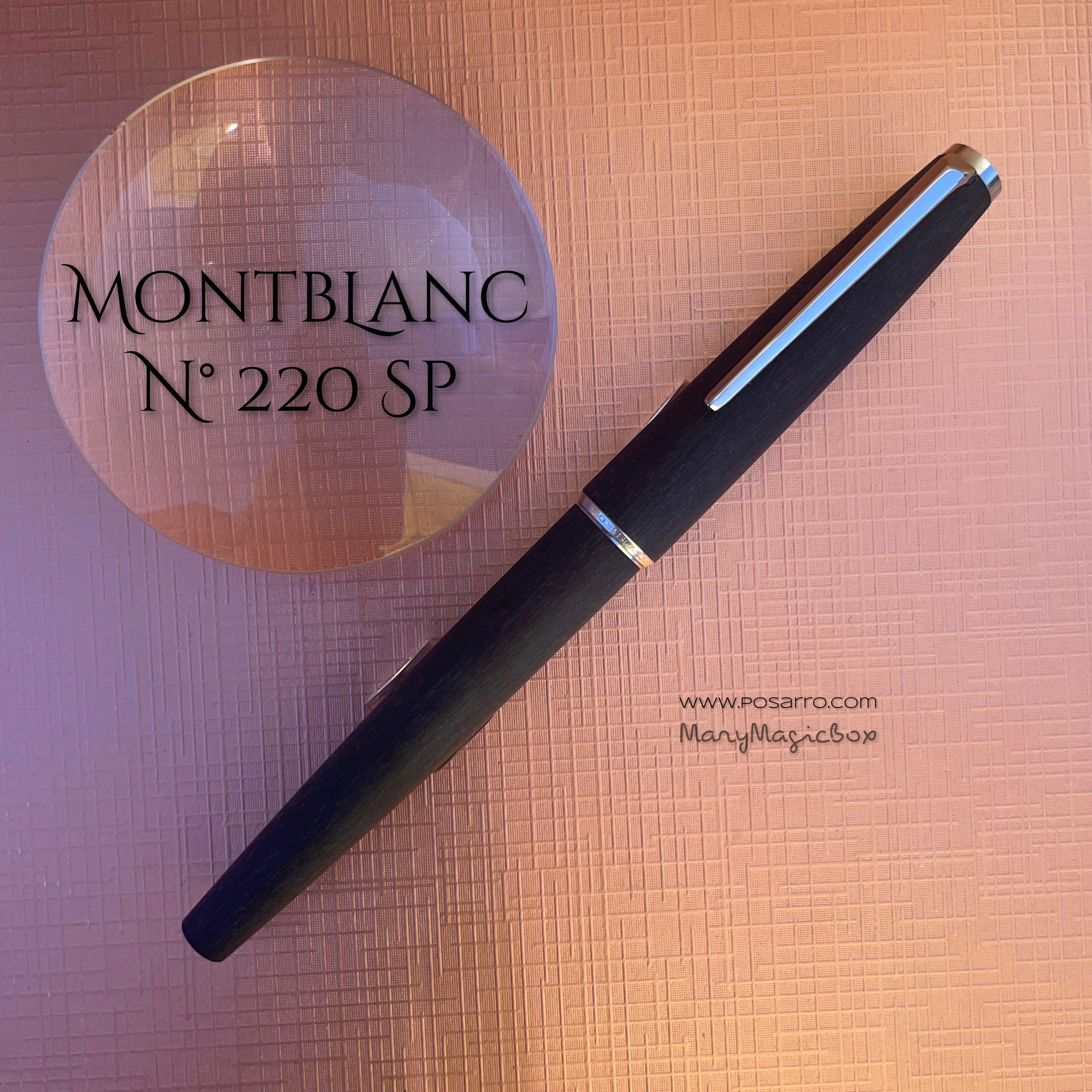 Montblanc 220 fountain pen new arrivals