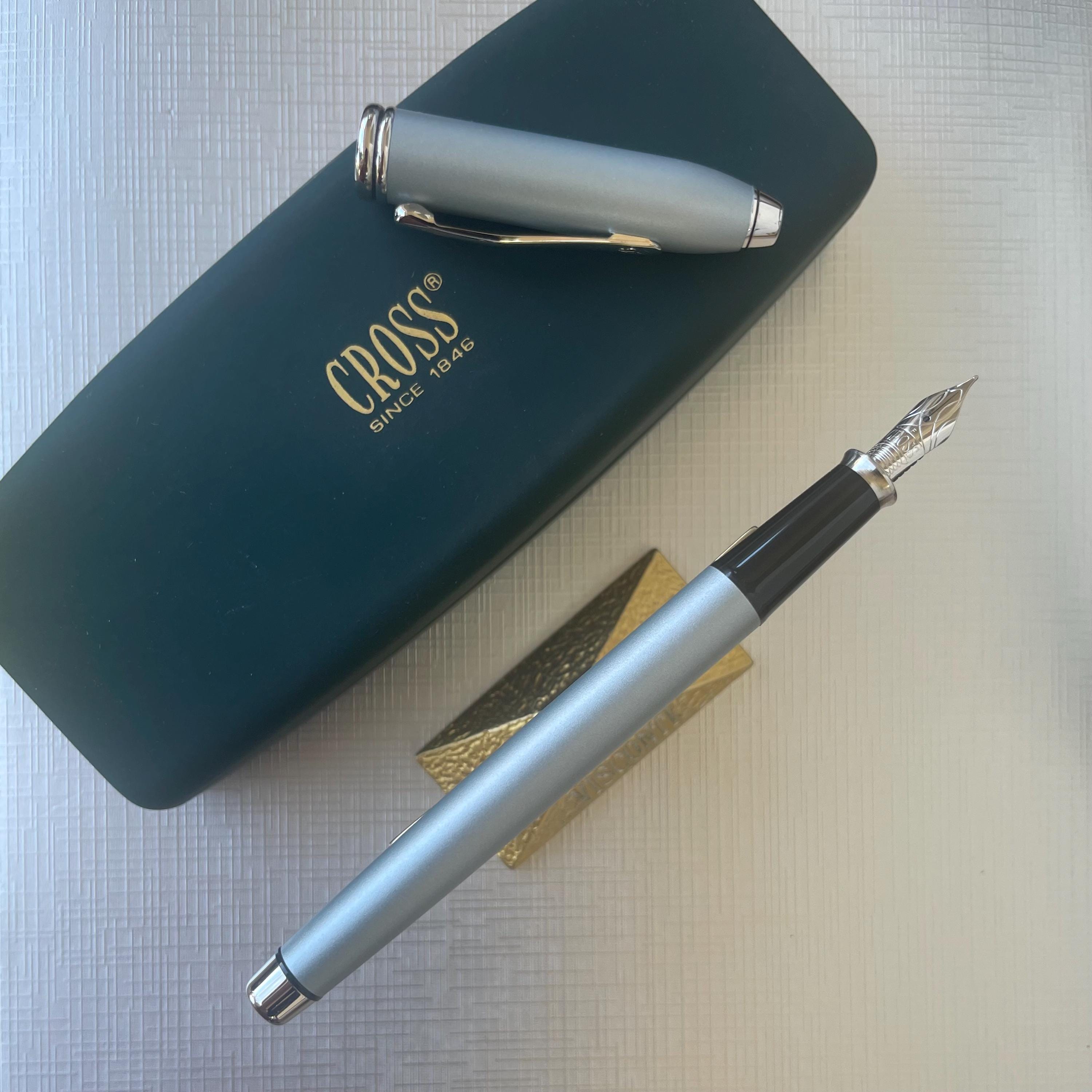 1980年代のクロスの万年筆ペン先14Kホルダーは銀製(新品)