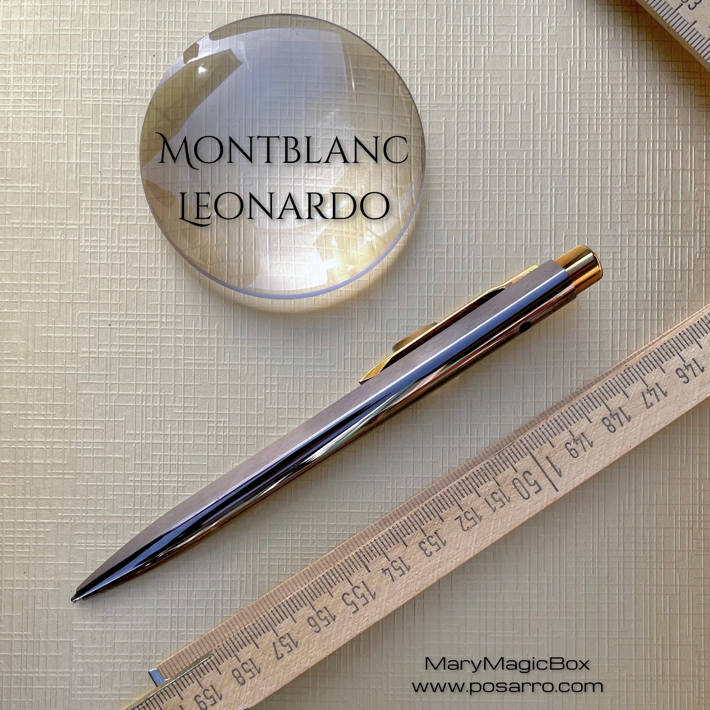 Montblanc Leonardo Ballpoint Pen M Excellent Condition Etsy Canada