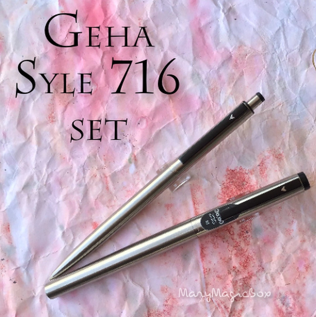 Vintage Set GEHA STYLE Fountain Pen 716 And Steel Nib Size M lupon.gov.ph