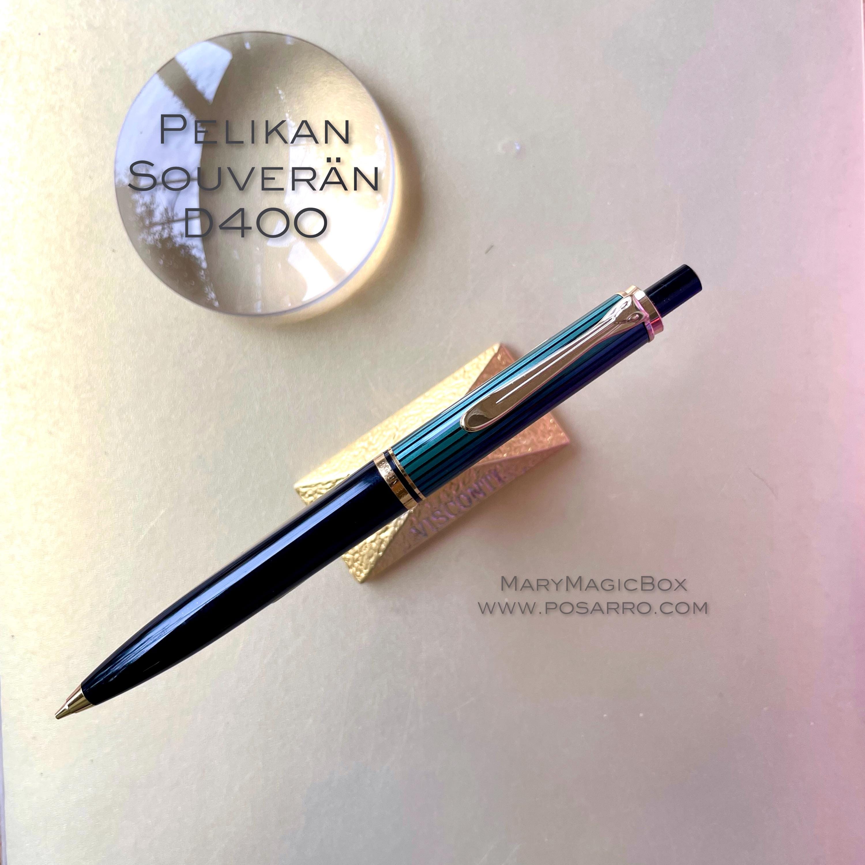 PELIKAN SOUVERAN K300 Green-stripe ボールペン｜筆記具
