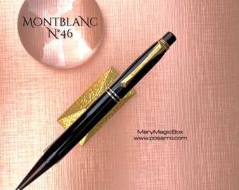 筆記具 MONTBLANC monterosa Montblanc Monte Rosa 042 Fountain Pen (1940s) - Basic Black