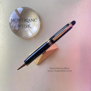 Montblanc  Meisterstuck PIX 172 K Vintage propelling mechanical pencil made in Germany   1950 -black celluloid -Excellent condition