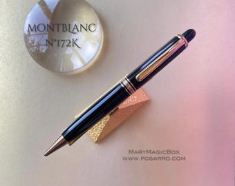 Montblanc 104731 スチール&ブラックカーボン マネークリップ