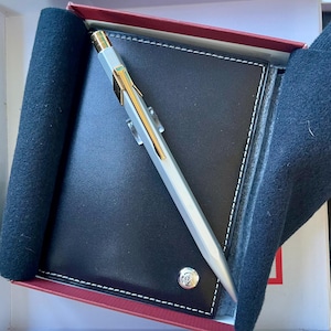 Caran d'Ache ballpoint 100 ans plus pocket notebook -Mint condition New Old Stock