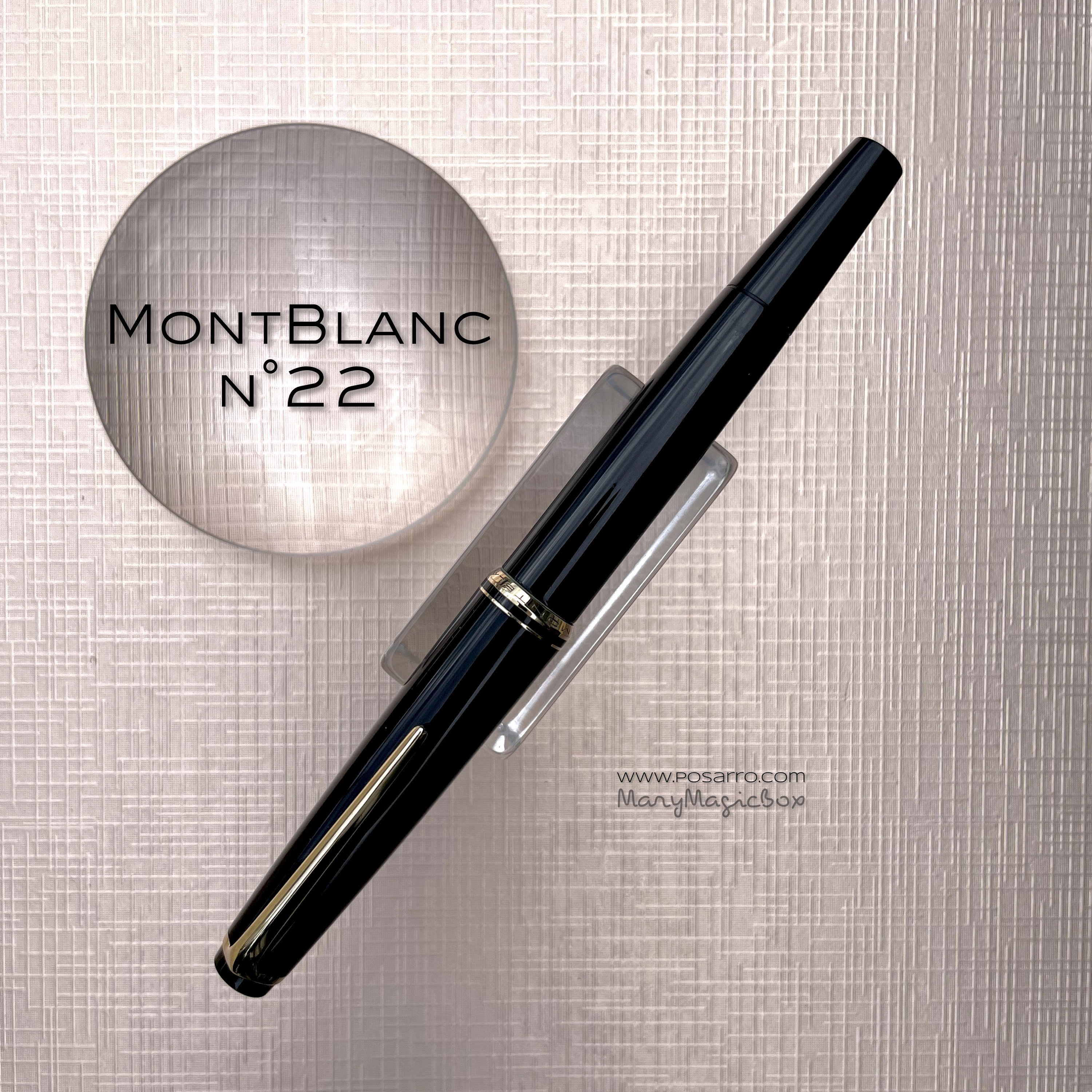 60s モンブラン No 22 MONTBLANC No 22 （極細字） 14K