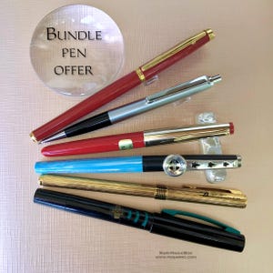 BUNDLE  PEN OFFER!!  great price Aurora  Marco Polo-Geha Jeans -Lamy Artus Prinz fountain pens  in excellent condition