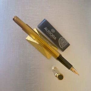 AURORA    Magellano-Kona-Ypsilon-Marco Polo- Italian  fountain pen  and ballpoint mint condition NOS in original box